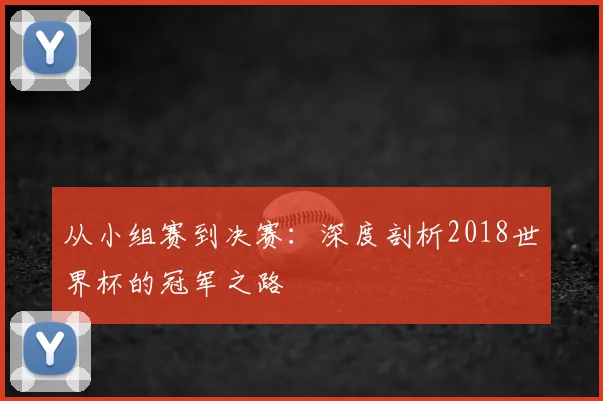 从小组赛到决赛:深度剖析2018世界杯的冠军之路